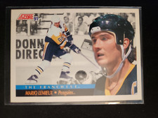 1991 Score Hockey Mario Lemieux The Franchise Card #335