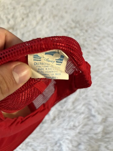 Vintage Disney Mickey Mouse Youth Hat Trucker Cap Mesh Bill Broken Made USA - Picture 4 of 4