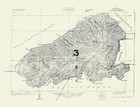 Topographical Map - Kahoolawe Hawaii Quad - USGS 1926 - 23 x 30.02