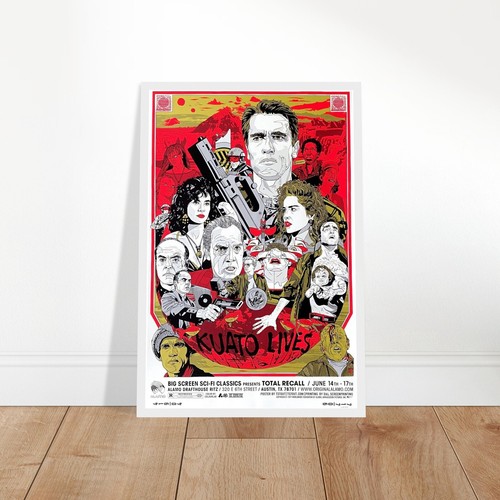 Total Recall Kuato Lives Framed Poster, Tyler Stout, 2010 Sci-Fi Classic Art - Picture 5 of 42