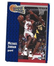 1991-92 Fleer League Leaders #220 Michael Jordan Bulls