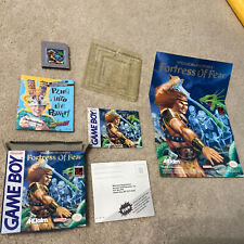 Fortress of Fear Wizards & Warriors X Nintendo Game Boy 100% Complete W/Poster