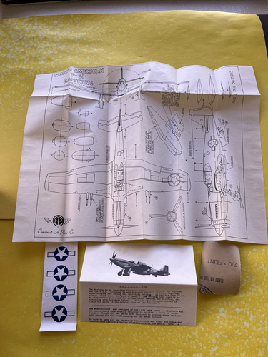 Vintage Construct-A-Plane Solid Model: North American P-51 Mustang - 第 6/8 張圖片