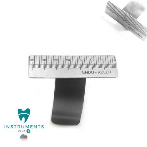 2pcs Dental Finger Ruler Endo Gauge Span Measure Scale Ring Endodontic CE - Picture 3 of 5