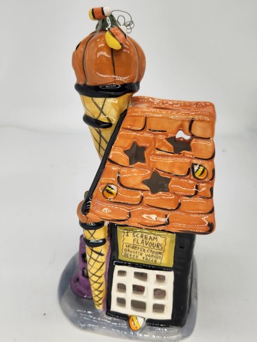 Halloween Blue Sky Classic I Scream Eisdiele Vintage Keramik 7 x 9" - Bild 5 von 8