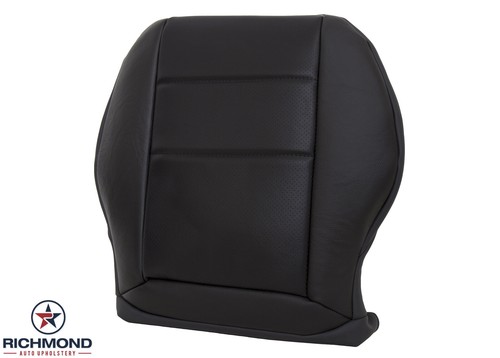2013 Mercedes Benz C-Class 4-DOOR -Driver Side Bottom Leather Seat Cover Black - Picture 4 of 12