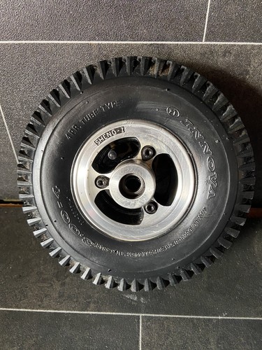 Quingo Flyte Mobility Scooter Front Wheel With Disc 3.00-4 - Picture 3 of 6