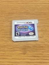 Pokémon Moon -  (Nintendo 3DS  2016) No Case or Booklet TESTED