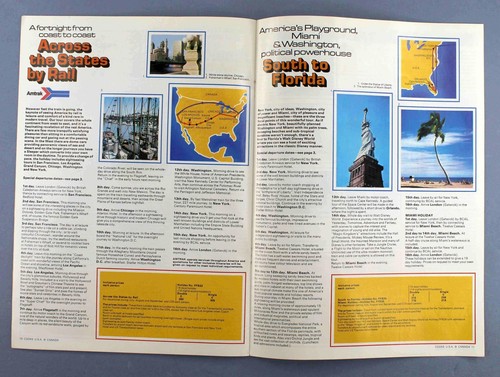 THOMAS COOKS USA & CANADA 1973-74 VINTAGE HOLIDAY BROCHURE BRITISH CALEDONIAN - Picture 5 of 5