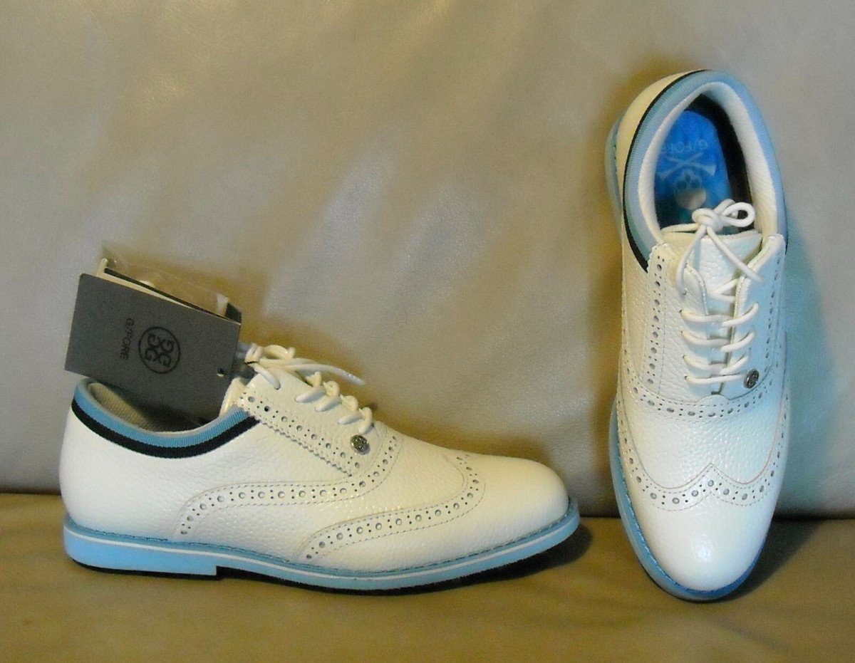 NWOB Women G Fore Grosgrain Brogue Gallivanter Golf Shoes Size 8.5 G4LS21EF08