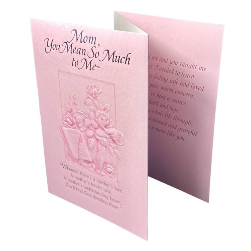 Religious Vintage MOTHER'S DAY Card FOR MOM by American Greetings 1992 +Envelope - Picture 2 of 6