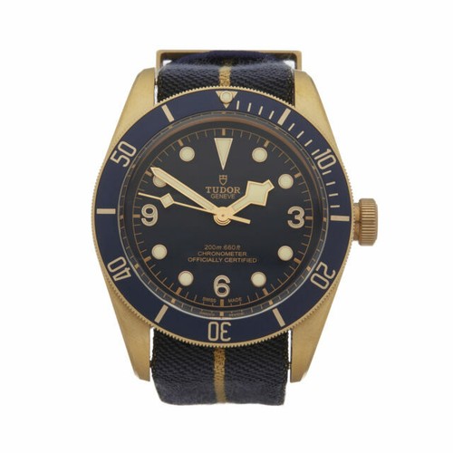 TUDOR Glamour 57100 Double date black Dial Automatic Men display picture 1
