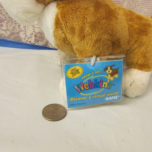 Ganz Webkinz HM126 Bulldog Peluche Animal Código Sellado Nuevo con Etiquetas - Imagen 3 de 11