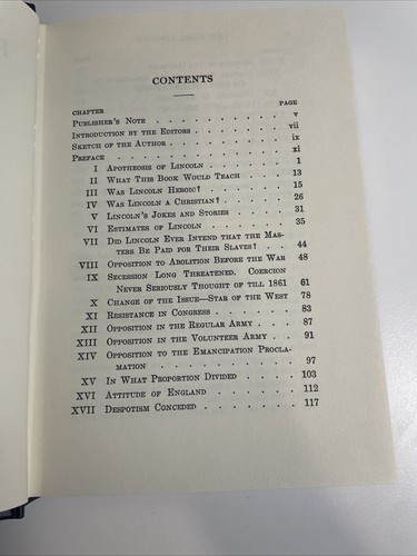 The Real Lincoln From Testimony Of His Contemporaries 1992 Charles Minor Reprint - Bild 8 von 11