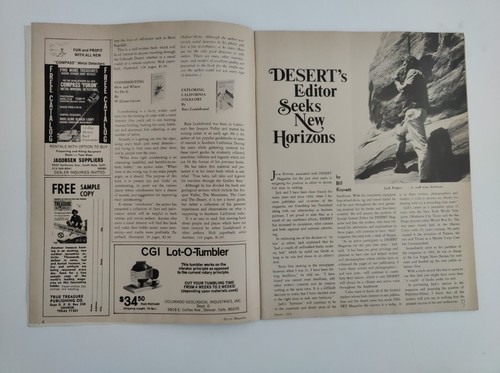 Desert Magazine of the southwest. January 1973 Vintage. - Picture 2 of 6