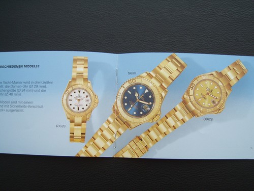 ROLEX YACHT-MASTER BOOKLET - DEUTSCH ° 9. 1994 ° RARE VINTAGE MANUAL - Picture 6 of 8