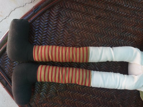 "MUÑECA RAGGEDY ANN BOTÓN OJOS HILO CABELLO 26" - Imagen 6 de 9