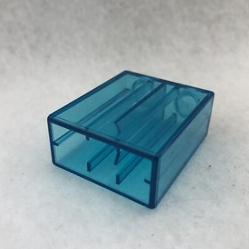 LEGO 4066 Trans Light Blue Duplo, Brick 1 x 2 x 2 (x1)