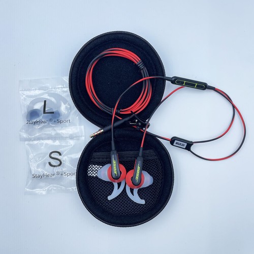 Bose SoundSport 3.5mm Wired Jack Earbuds(In-ear) Headphones Earphones Red - Picture 2 of 5