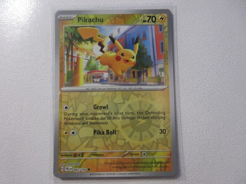 Pikachu Reverse Holo Paldea Evolved Pokemon Card NM - Picture 1 of 2