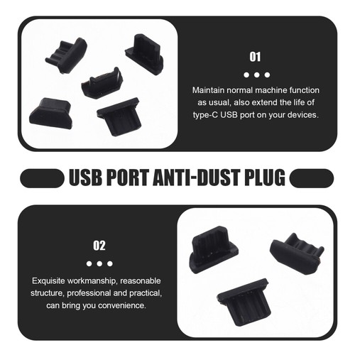 65 Pcs Mobile Dust Plugs Phone Charging Port Cover Usb Protector - Photo 9/12