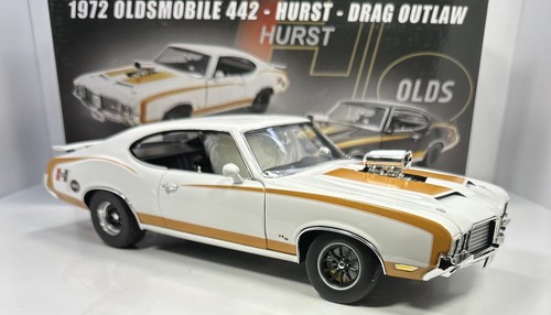 ACME 1/18 Scale 1972 OLDSMOBILE 442”HURST”DRAG OUTLAW - Picture 11 of 12
