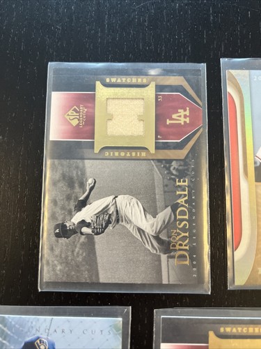 5x SP Legendary Cuts Ultimate Swatches Lot - Smith Young Drysdale Marichal Cards - Picture 2 of 11