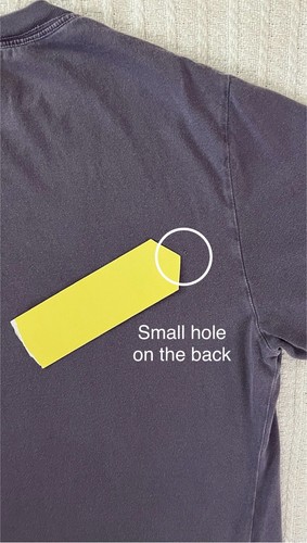 BDG Urban Outfitters Heavyweight Pocket Shirt Bulldog Dog LG 21” X 27” Purple - Picture 5 of 10