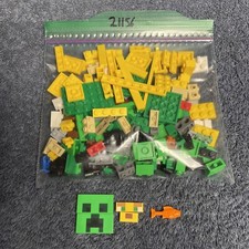 LEGO Minecraft 21156 BigFig Creeper and Ocelot 100% Complete Good Condition