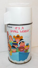 New ListingRare 1964 Disney Disneyland Small World Lunch Box Thermos Lunchbox Bottle