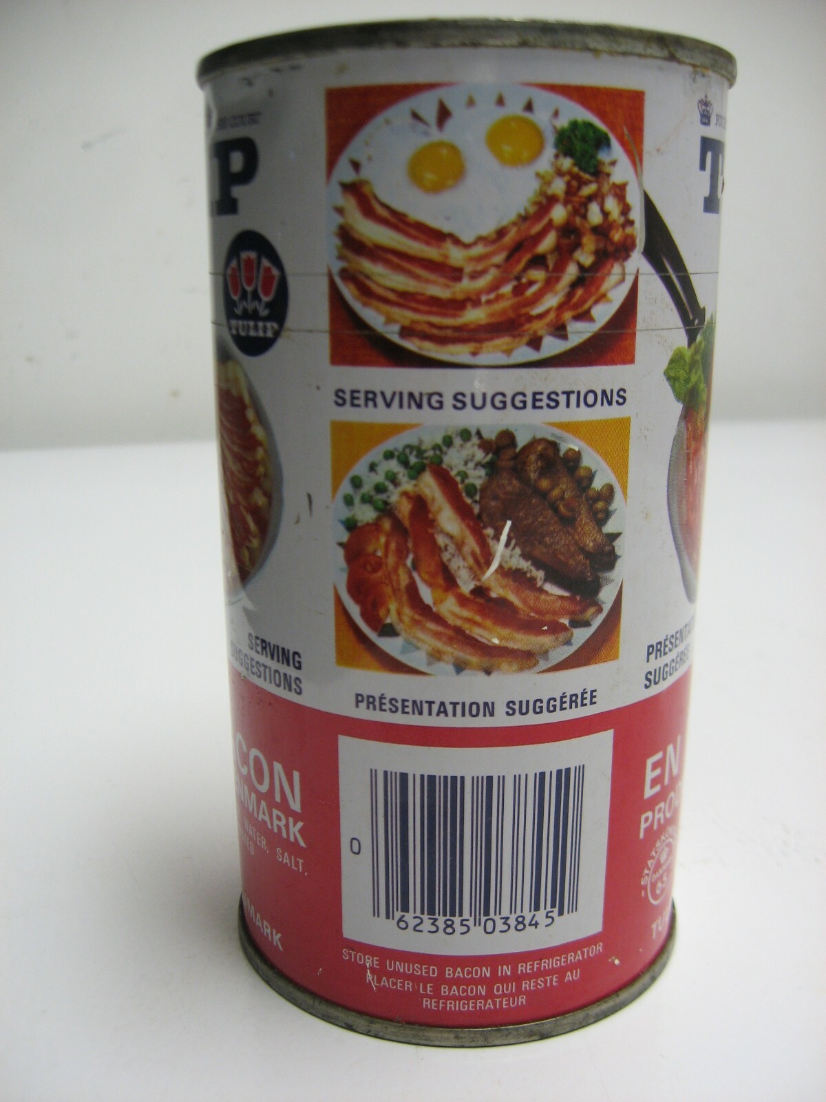 Tulip Canned Sliced bacon Rare Full Can (EXPIRED) eBay