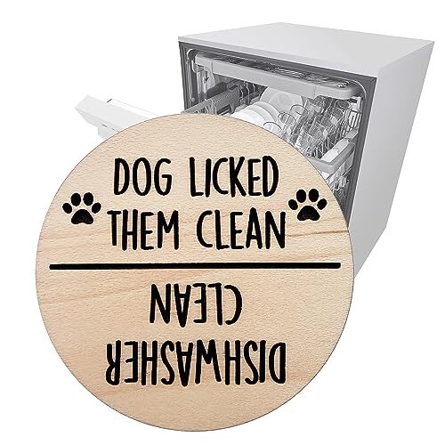 Funny Kitchen Gadgets Clean and Dirty Sign for Dishwasher, Apartment - Picture 5 of 7