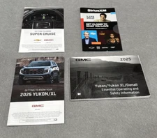 2025 GMC Yukon / XL Denali Essential Operating Info Owners Manual Super Cruise
