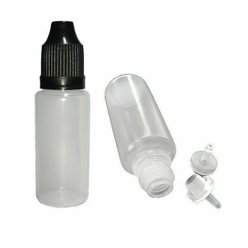 10-100pcs 10-120ml Empty Plastic Squeezable Dropper Bottles Care Liquid Droppers - Picture 9 of 21