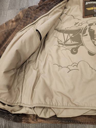 Vintage Wilson's Leather Adventure Bound Thinsulate Leather Jacket Large Korea - Picture 19 of 21