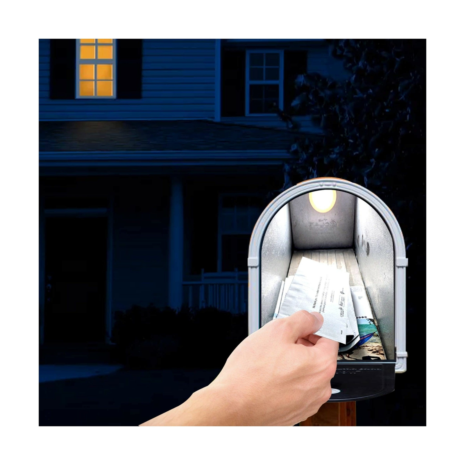 ILLUMISAFE LIGHTS Motion Sensitive LED Mailbox Light Illuminate The