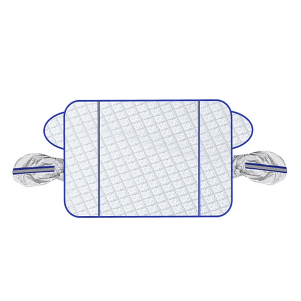 Car Windshield Snow Cover Sun Shade Winter Dust Rain Ice Frost Guard Protector Foto 4 de 4