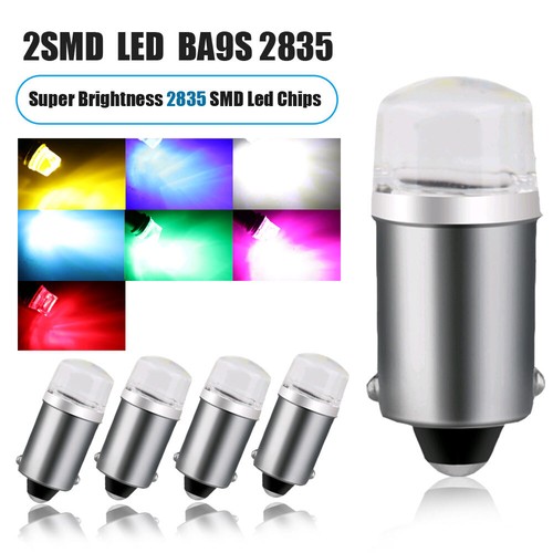 2pcs SMD 2 LED BA9S T4W T2W T3W H5W 2835 Car Indicator License Plate Light Bulb - Picture 3 of 17