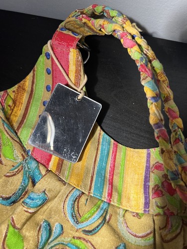 Borsa a mano per lo shopping Kate McRostie giardino pergamena tela tote piscina spiaggia - Foto 10 di 12