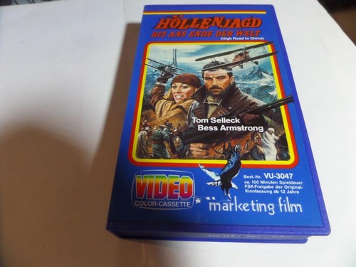 VHS - marketing film - Tom Selleck in Höllenjagd bis ens Ende der Welt   /A65