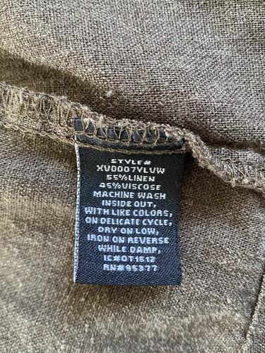 SANCTUARY Para mujeres Utilitario Cortina Chaleco Chaqueta Corbata Cintura Marrón Verde Sin Mangas M - Imagen 6 de 7