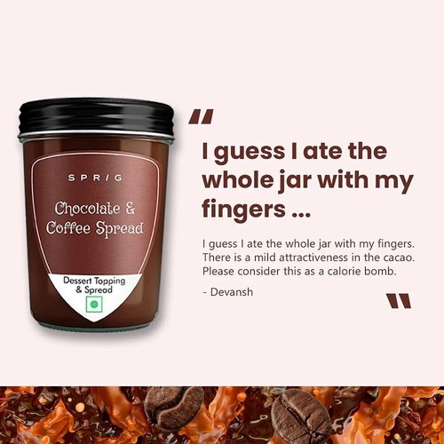 Sprig Chocolate and Coffee Spread | Mocha and Cocoa Caramel, 290g.. - Bild 6 von 6