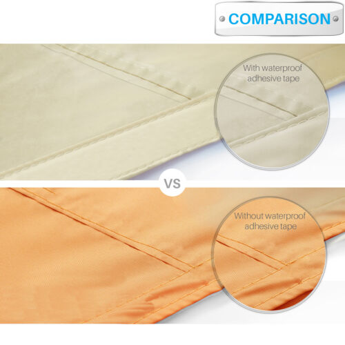 Sun Shade Sail Awning Canopy Waterproof UV Rectangle Cover Outdoor Patio Pool - Picture 6 of 50