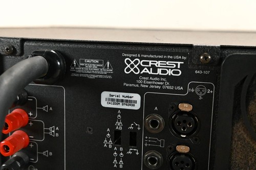 Crest Audio CA12 2-Channel Power Amplifier CG01MZP - Picture 10 of 11
