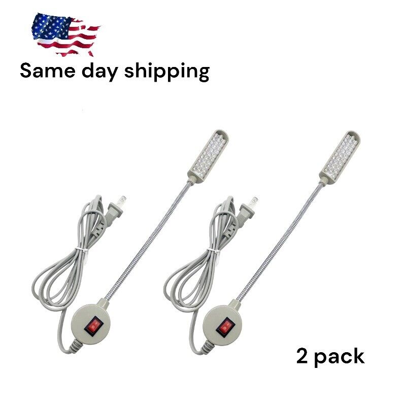 2 Pack 30 LED Sewing Machine Light, Magnetic Base, JUKI, BROTHER, …