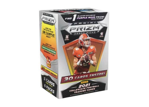 2021 Panini Prizm Draft Picks Football Blaster Box.  vague violette ! pulsar vert ! - Photo 1 sur 1