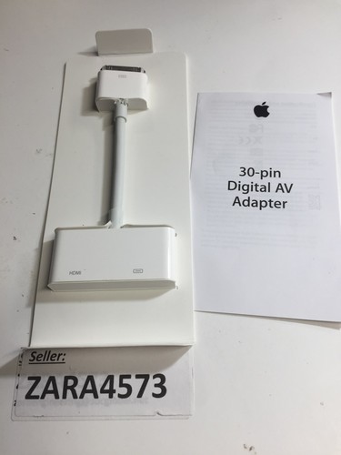 Apple® - Adaptador Digital de A/V para Apple® iPad®/iPhone/iPod - Blanco MD098AM/A - Imagen 5 de 6