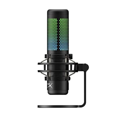 Kingston HyperX QuadCast S HMIQ1S-XX-RG… HyperX QuadCast S RGB Microphone with Shock Mount HMIQ1S-XX