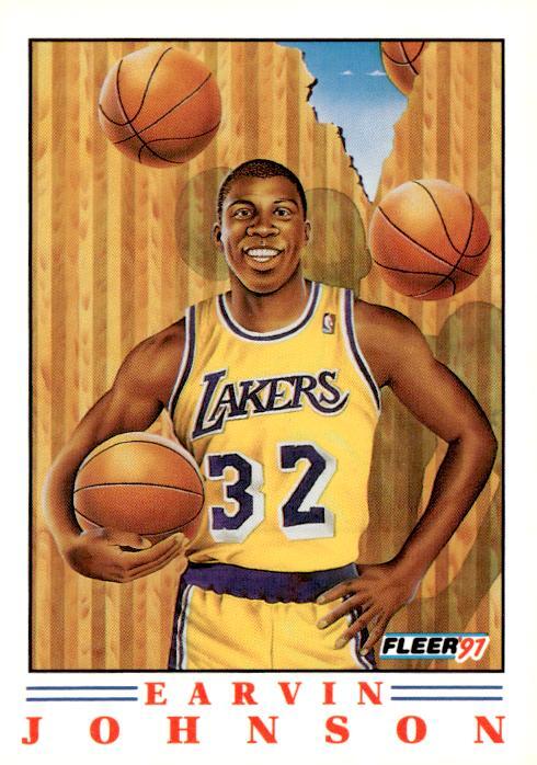 1991-92 Fleer #6 Earvin Johnson Pro-Visions