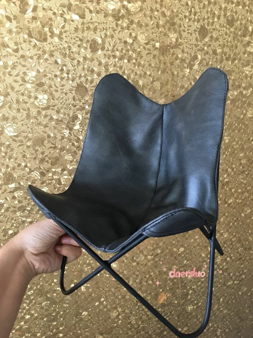 BJD Black Leather Furniture Chair For 1 3 1 4 SD17 Uncle Doll